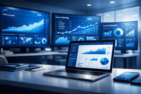 خدمات أرشفة المواقع وتحسين محركات البحث SEO من WebCom للبرمجيات والتسويق الإلكتروني