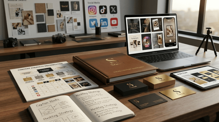 تصميم هوية بصرية احترافية متكاملة مع Webcom للبرمجيات والتسويق الإلكتروني