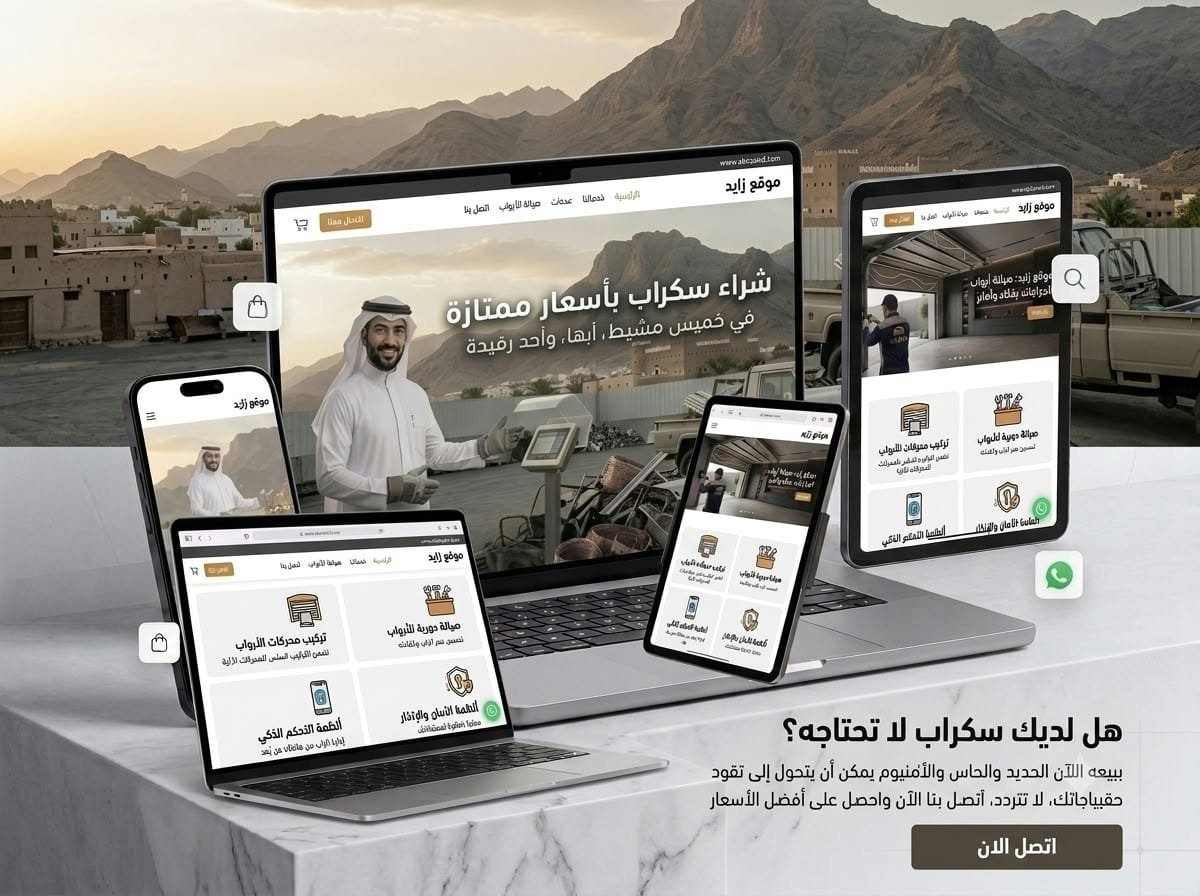 موقع الكتروني سكراب